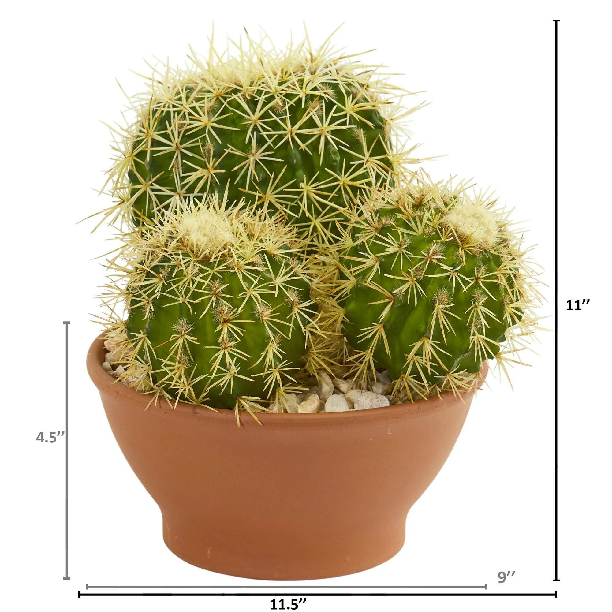 Cactus Garden Artificial Plant in Decorative Planter