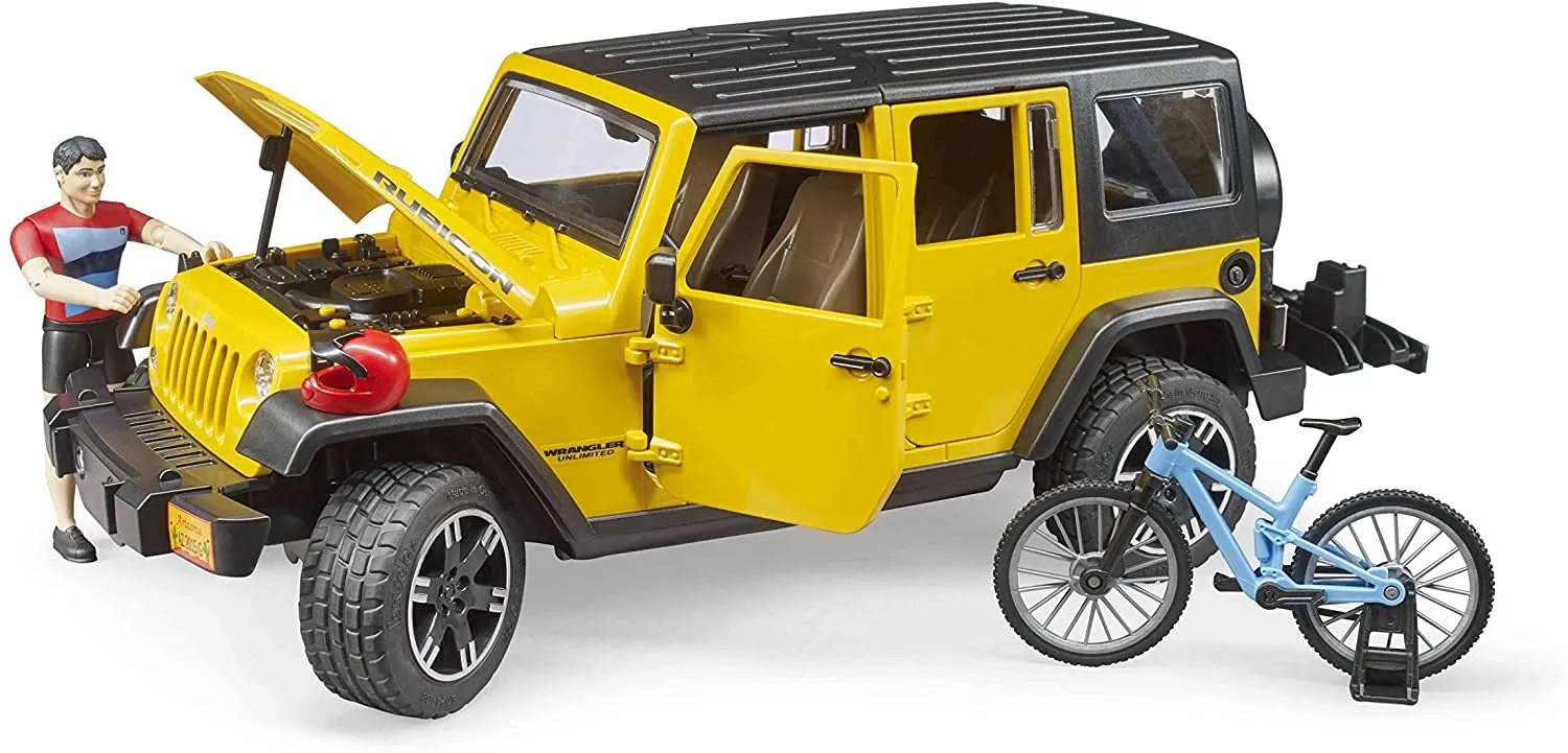 Jeep Wrangler Rubicon with Mountain Bike