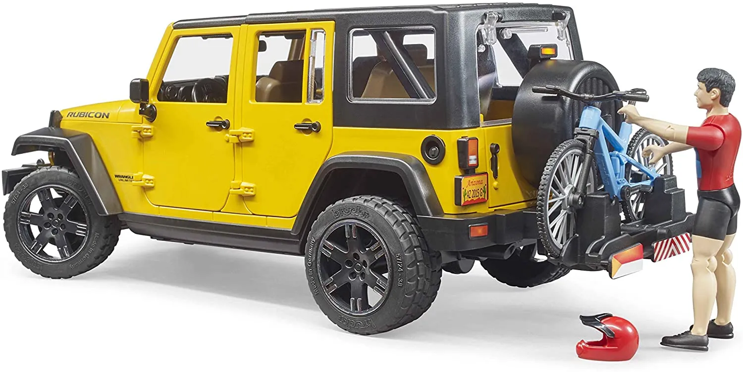 Jeep Wrangler Rubicon with Mountain Bike