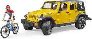Jeep Wrangler Rubicon with Mountain Bike